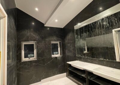 under-construction of washroom